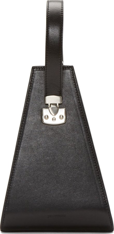 J.W.AndersonBlack Leather Triangle Bag