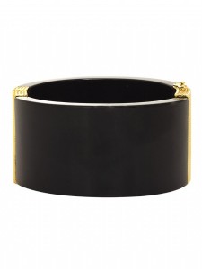 House of Harlow 1960 Jewelry Classic Resin Cuff Black