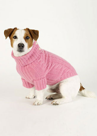 Ralph Lauren - Cabled Cashmere Dog Sweater