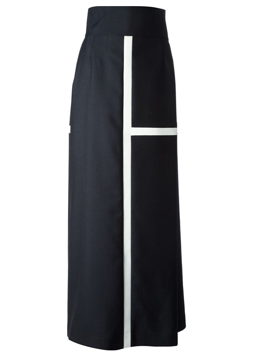 Thom Browne - Floor Length Wrap Skirt