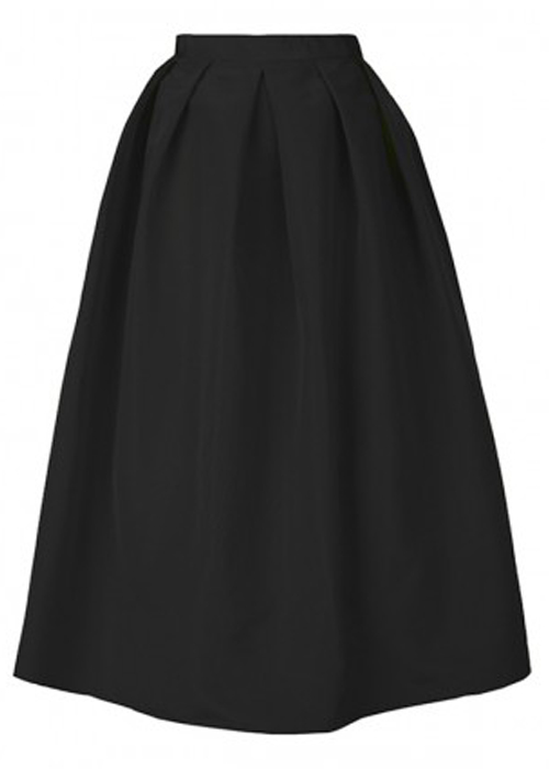 Tibi - Silk Faille Full Skirt
