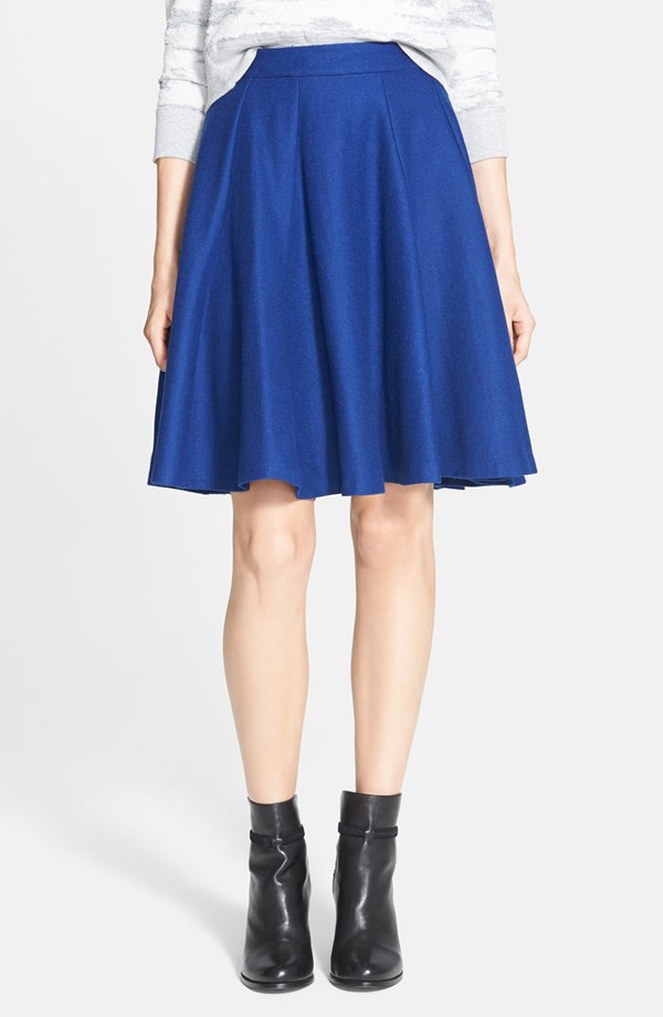 Ace Delivery Pleat Wool Skirt