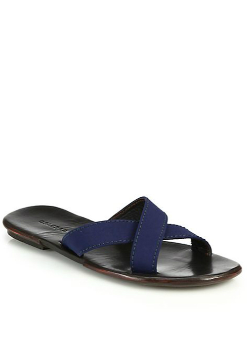 Orlebar Brown - James Criss-Cross Leather Sandals