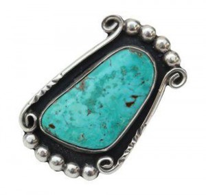 Vintage Native American Turquoise Ring XIII