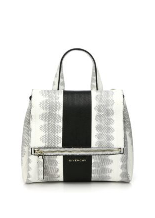 Givenchy - Pandora Pure Small Striped Watersnake Shoulder Bag