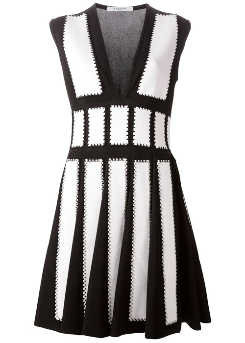 Givenchy - Paneled Knit Dress