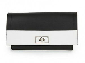 Givenchy - Shark Two-Tone Leather Clutch