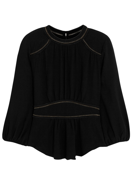 Isabel Marant - Wiley Pointelle-Detailed Crepe Top