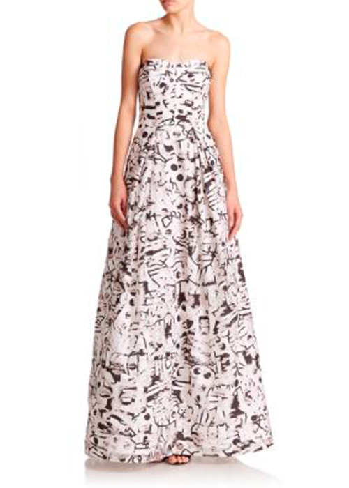 MILLY - Mila Surrealist Fil Coupe Gown