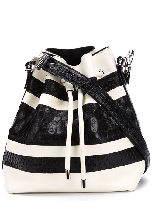 Proenza Schouler - Striped Medium Shoulder Bag
