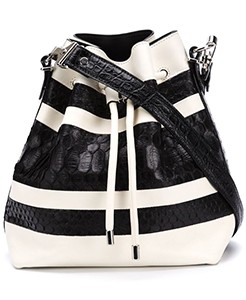 Proenza Schouler - Striped Medium Shoulder Bag