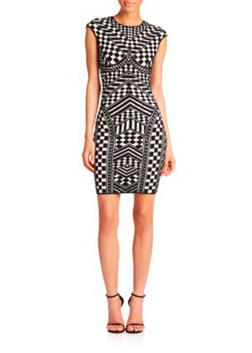 RVN - Checker 3D Printed Dress