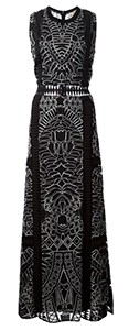 Sea - Aztec print long dress