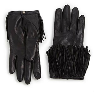 Diane von Furstenberg - Fringed Leather Gloves