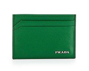 Prada - Textured Leather Card Case