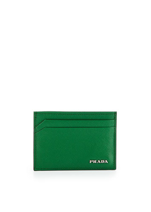 Prada - Textured Leather Card Case