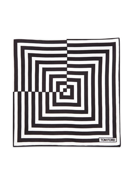 Tom Ford - Linear Pattern Pocket Square