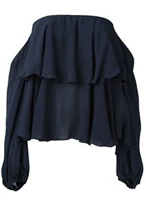 Dondup - Off-the-shoulder Ruffle Blouse