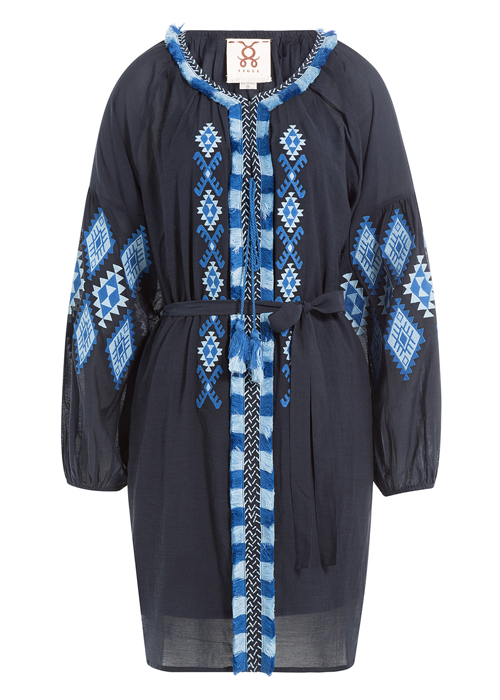 Figue - Tula Embroidered Cotton Blend Tunic