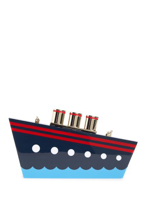 Kate Spade - 'Expand Your Horizons' Steamer Ship Clutch