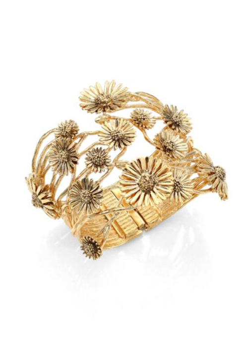 Aurélie Bidermann - Athina Floral Cuff Bracelet