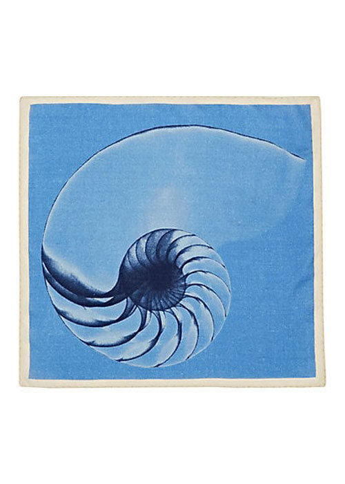 Barneys New York - Men's Snail-Print Wool-Cashmere Pocket Square