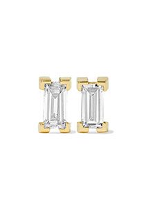 Ileana Makri - 18–karat gold diamond earrings