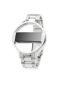 Fitbit - Public School Axis Alta Stainless Steel Links & Frame