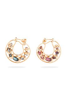 Marie Mas - Dancing Creole Multi-stone 18kt Rose-gold Earrings