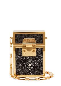 Mark Cross - Nicole Stingray and Gold-plated Brass Bag