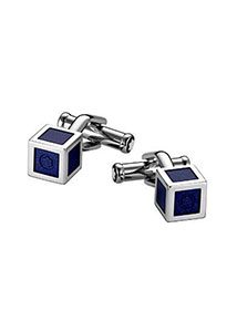 Montblanc - Lacquered Stainless Steel Cube Cuff Links