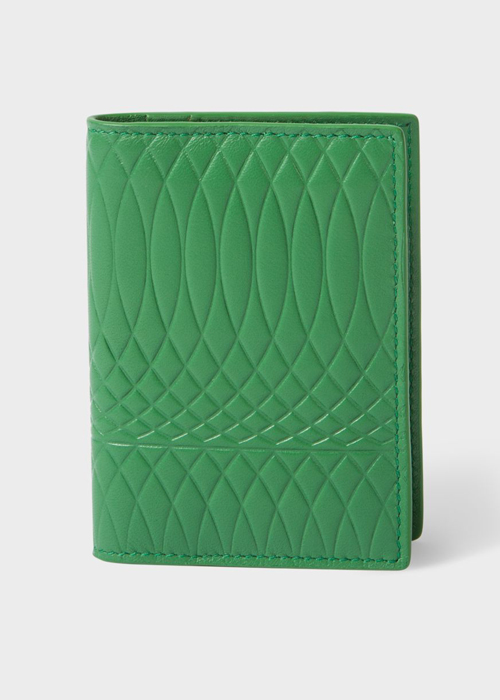 Paul Smith No.9 - Men's Green Leather Credit Card Wallet