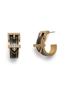 The Met - Ciner Jeweled Buckle Earrings