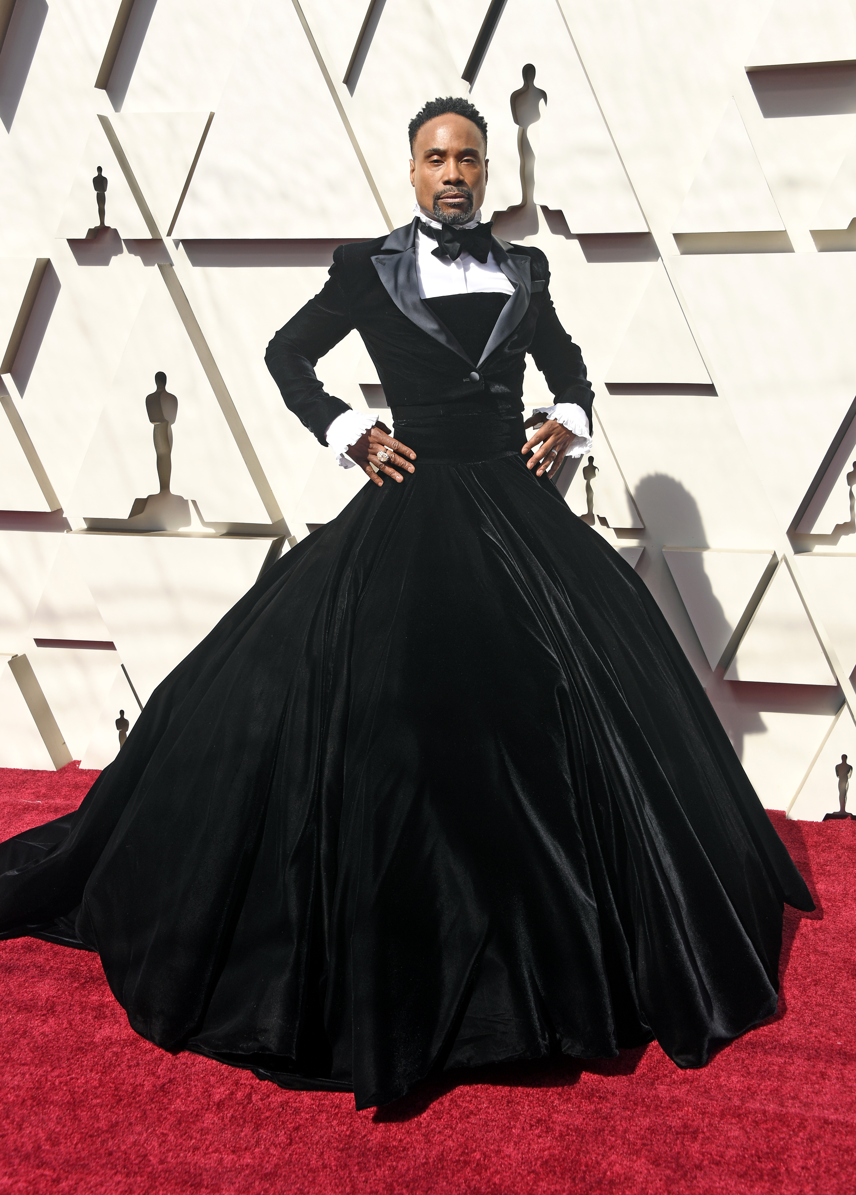 Billy Porter in Christian Siriano
(Photo by Frazer Harrison/Getty Images)