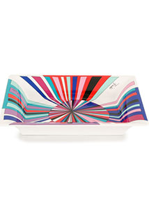 Emilio Pucci - Coral And Blue Sole Print Valet Tray