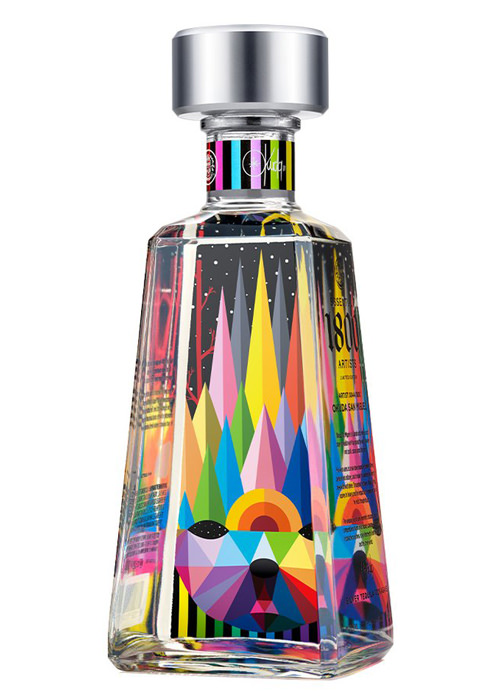 Essential 1800® Artists Series Okuda San Miguel Limited Edition Bottle