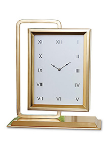 Global Views - 19" "Time to Reflect" Clock with Mirror