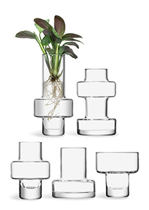 LSA International - Metropole Vases (set of 5)