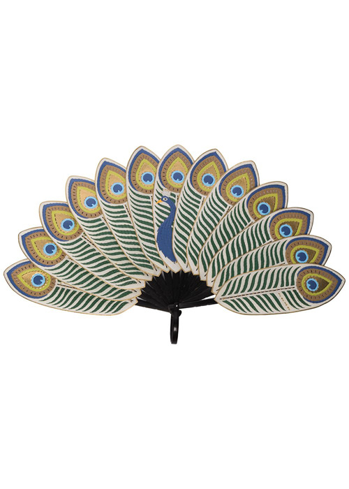 Pubumésu - Peacock Logo-print Fan