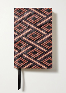Smythson - Panama printed textured-leather notebook