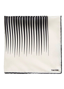 Tom Ford - Striped Silk Pocket Square