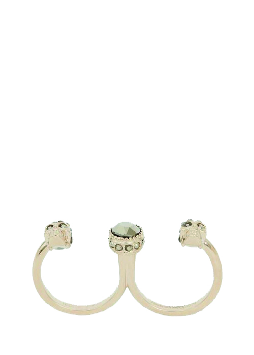 Alexander McQueen - Double Skull Ring