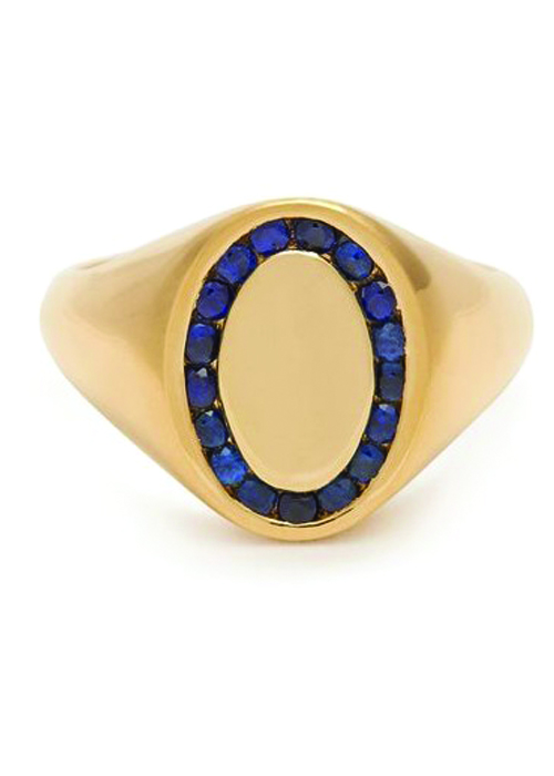 Jessica Biales - Sapphire & 18kt Gold Ring