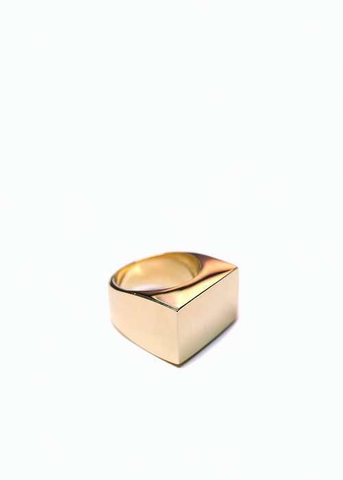 Madewell - Charlotte Cauwe Studio Brass Large Modern Signet Ring
