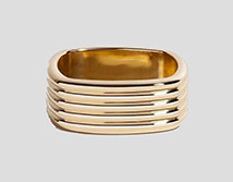 Selin Kent - Coil 14k Yellow Gold Ring