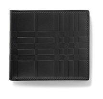 Burberry - Embossed Leather Billfold Wallet copy