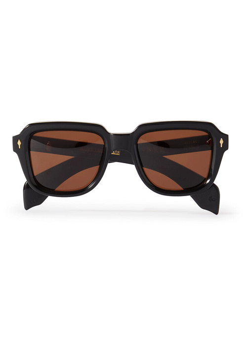 Jacques Marie Mage - Taos Square-Frame Acetate And Gold-Tone Sunglasses
