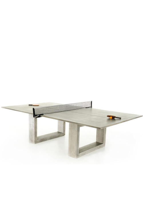 James De Wulf - Concrete Ping Pong & Dining Table