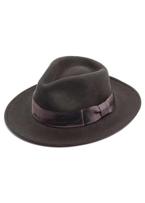 Justine Hats - Justine Grey Fedora Hat