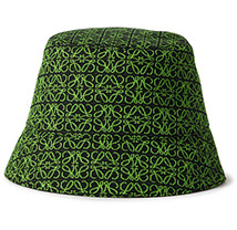Loewe - Reversible Logo-Jacquard Cotton-Blend And Shell Bucket Hat copy